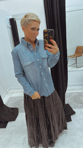 So Instyle Cotton Denim shirt