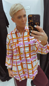 So Instyle Olga Print shirt