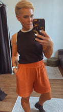 So Instyle Linen Viscose frayed panel shorts