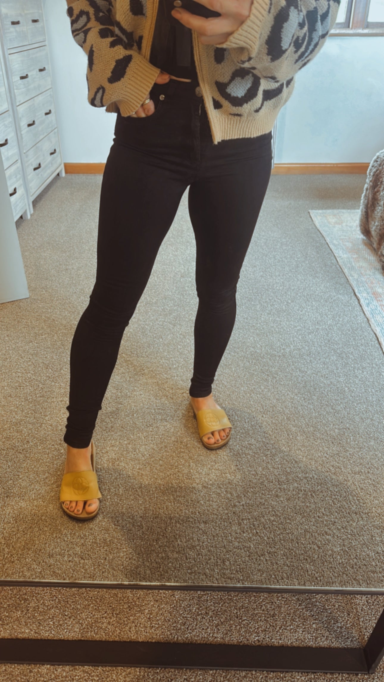 Refuge gelato leg jeans black