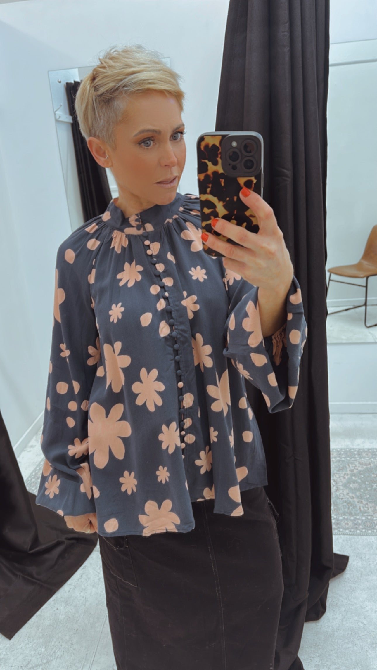 So Instyle Winter bloom blouse
