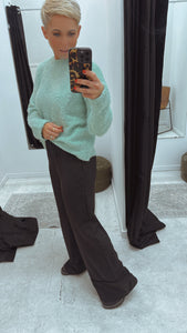 So Instyle Gabardine wide leg trousers