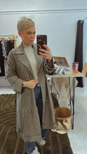 Refuge khaki trench coat