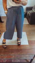Denim colour lightweight culottes