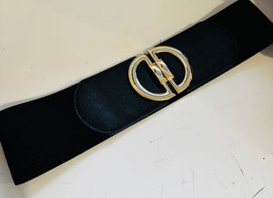 Stretch symmetrical waist belt