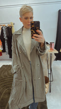 Refuge khaki trench coat