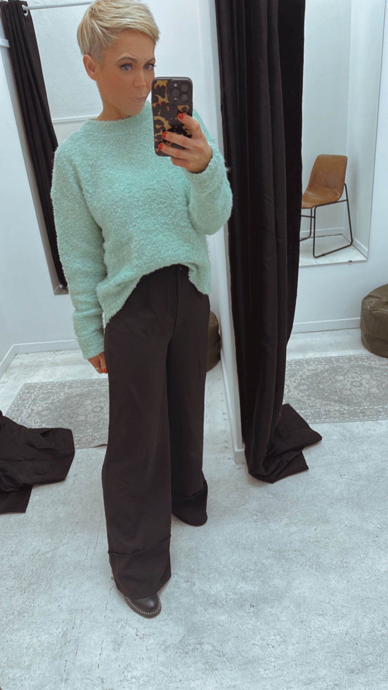 So Instyle Gabardine wide leg trousers
