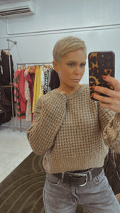 Refuge waffle knit