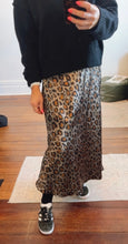 Luxe Leopard Bias Cut Skirt
