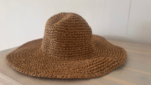 Floppy straw hat