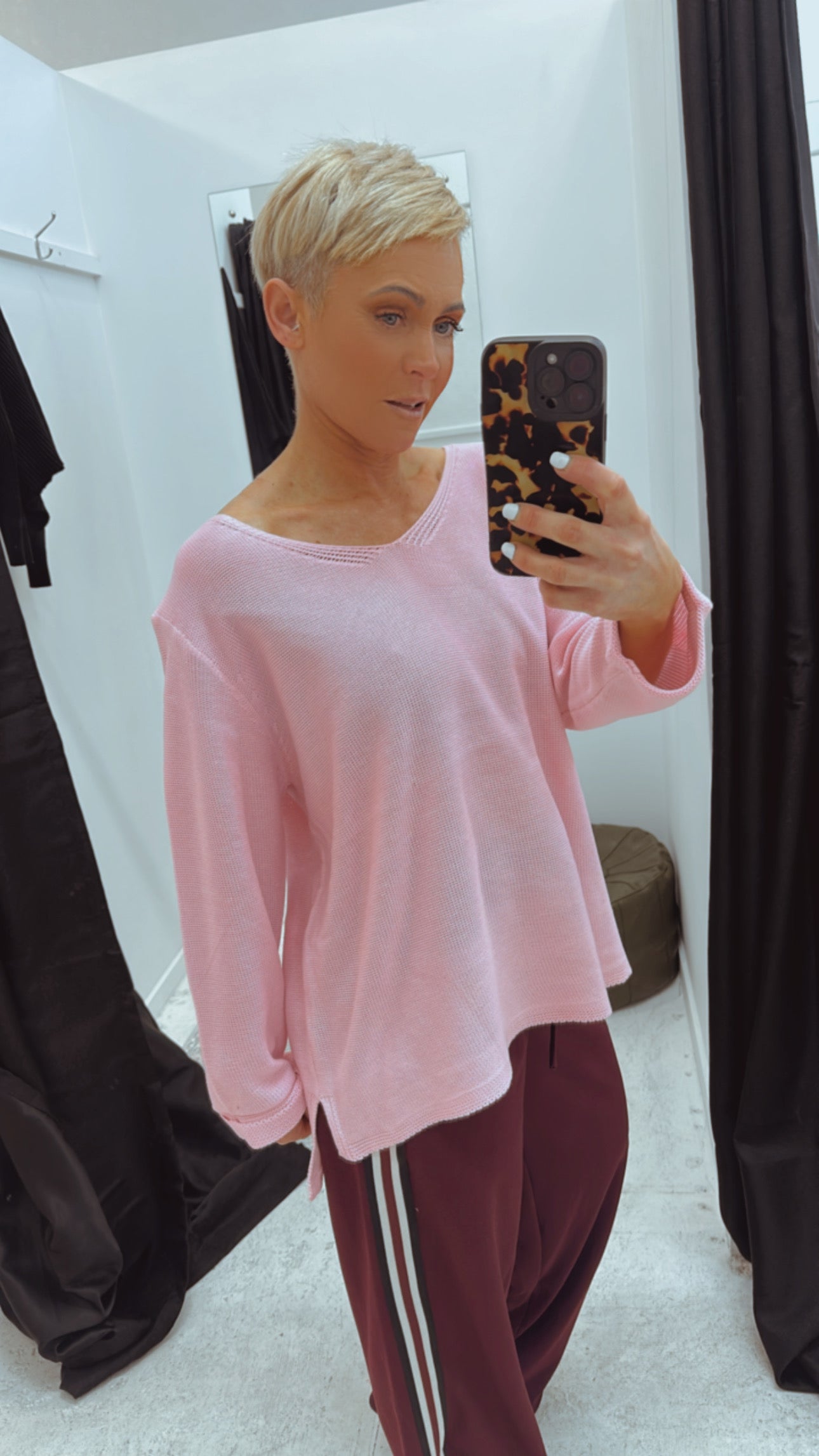 So Instyle Cotton thin baby pink jumper