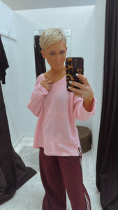 So Instyle Cotton thin baby pink jumper