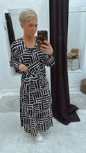 So Instyle Yuna print drape wrap dress