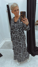 So Instyle Yuna print drape wrap dress