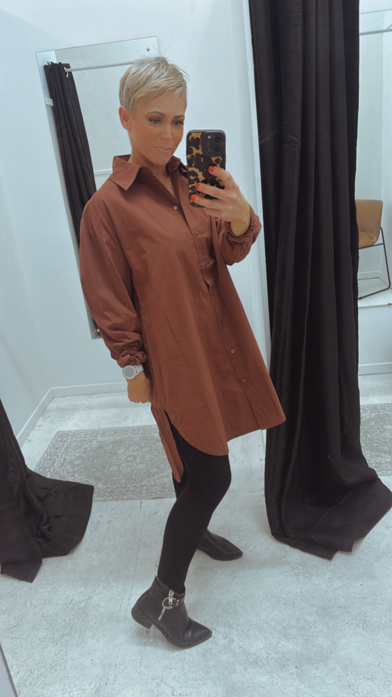 So Instyle Cotton oversized shirt