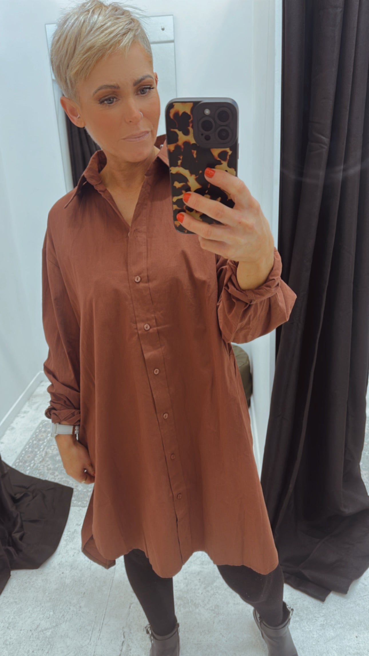 So Instyle Cotton oversized shirt