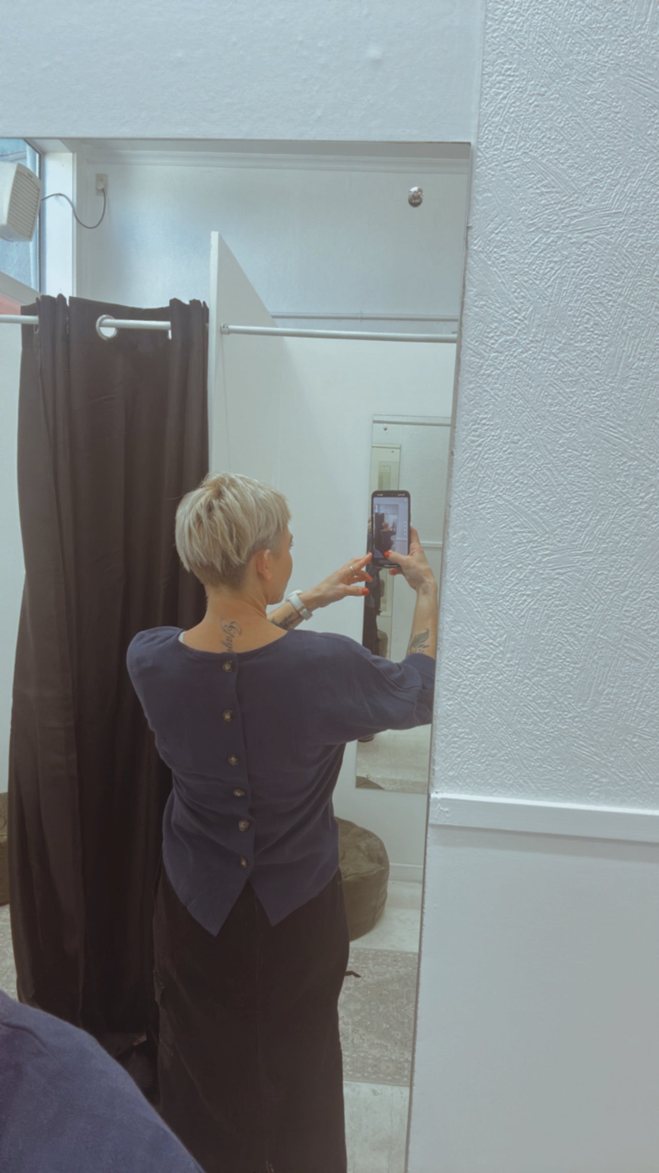 So Instyle tie front button back top