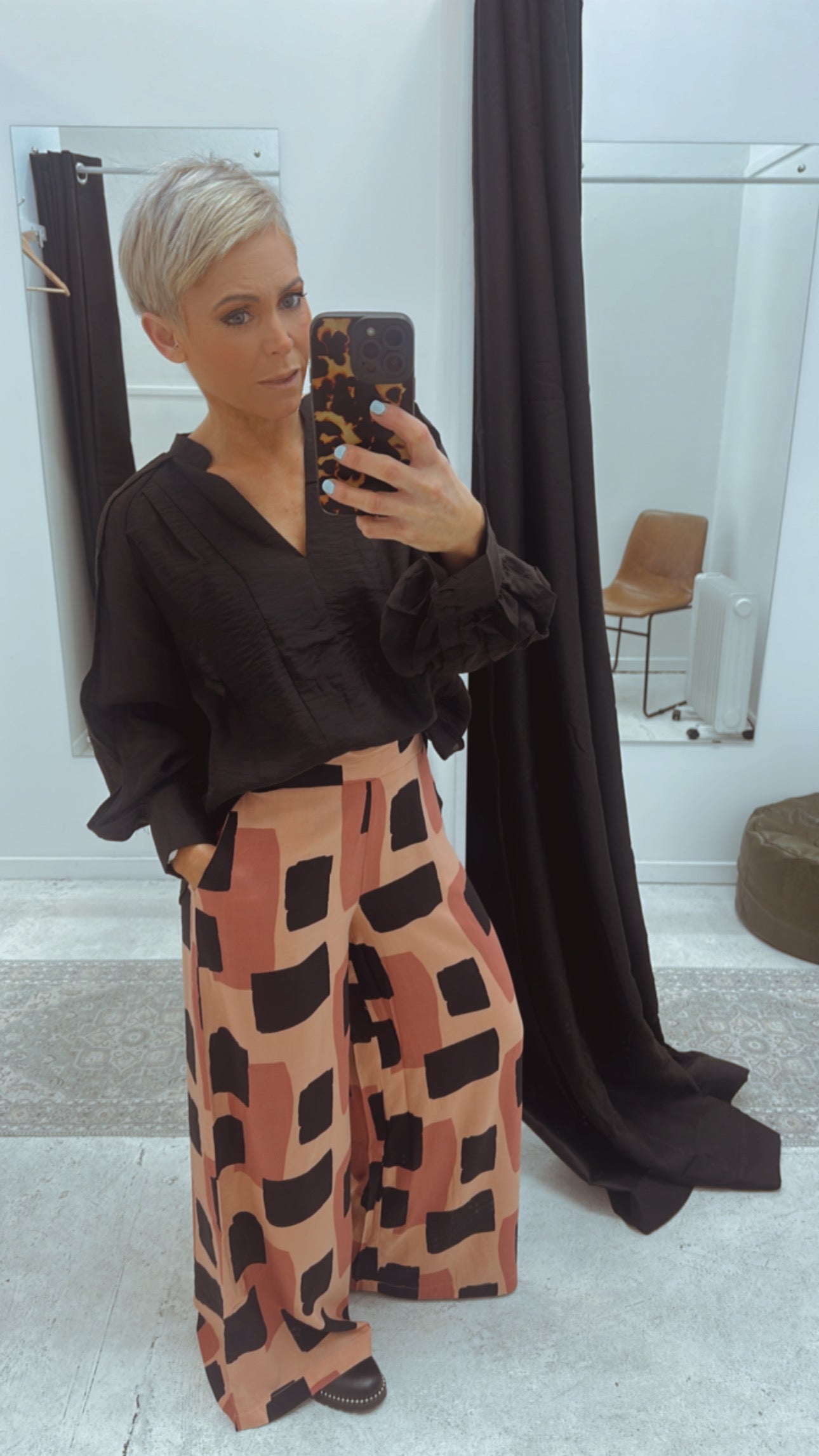 So Instyle Koko print wide leg pants