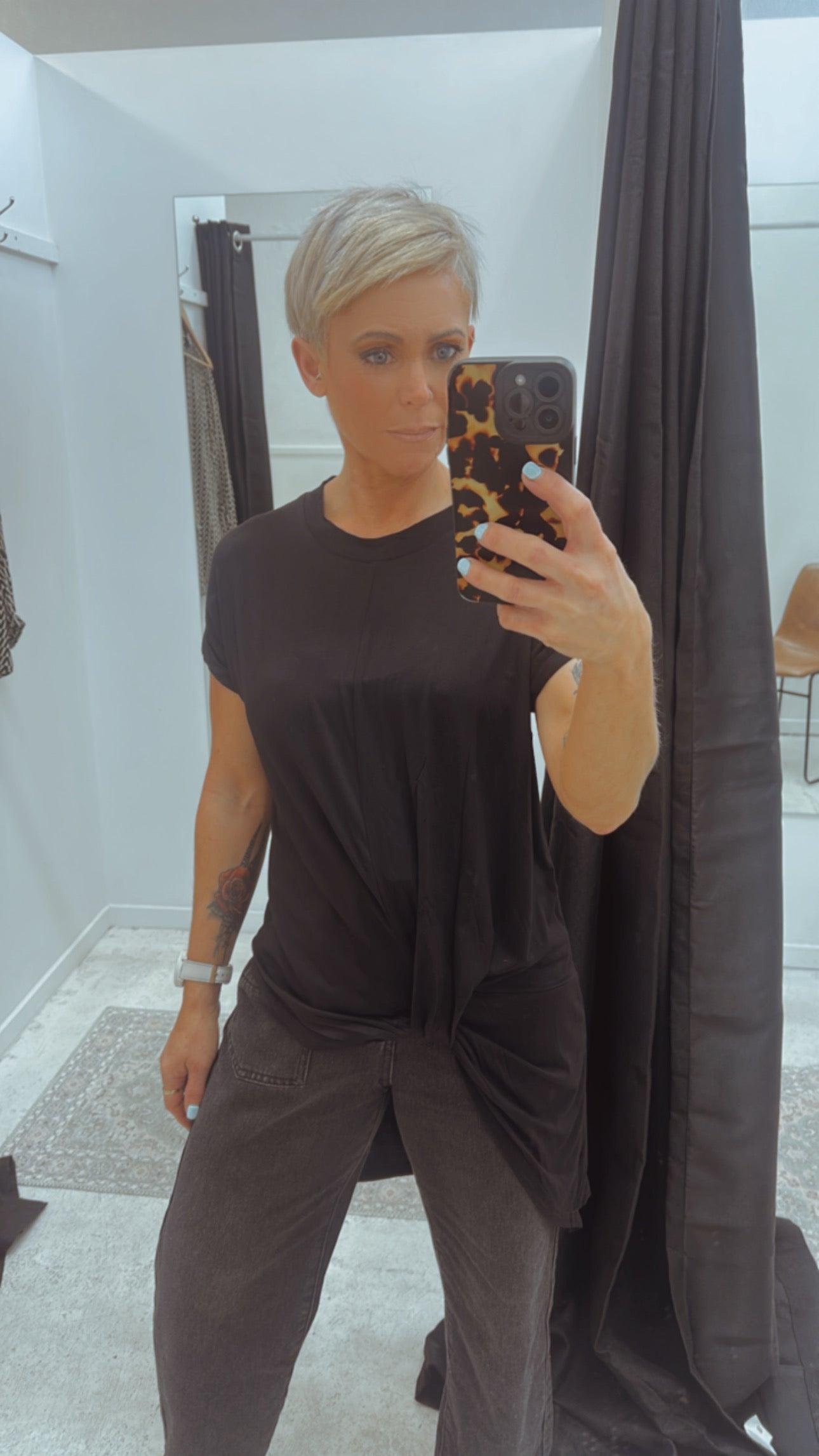 So Instyle Crossover detail tunic