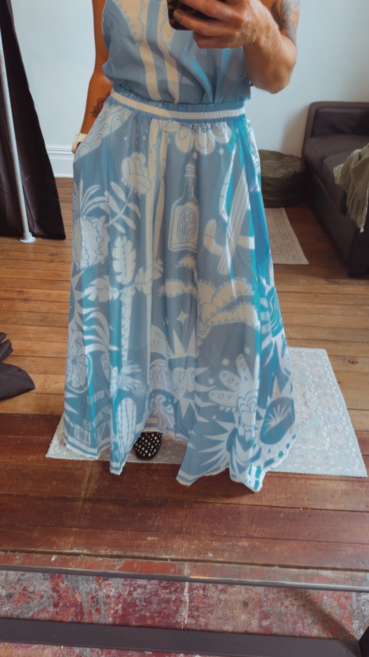 Refuge Las Cabos maxi skirt