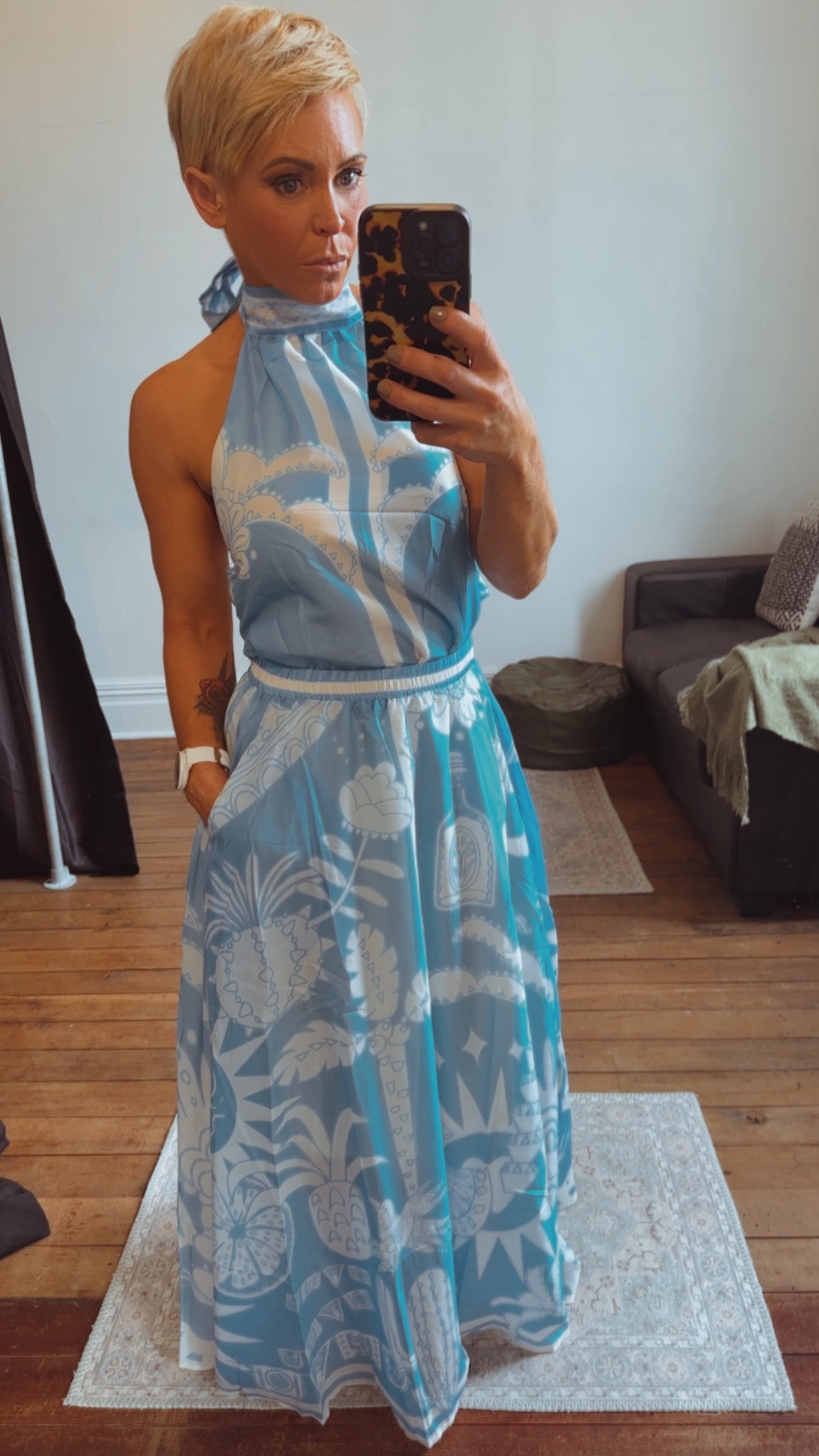 Refuge Las Cabos maxi skirt