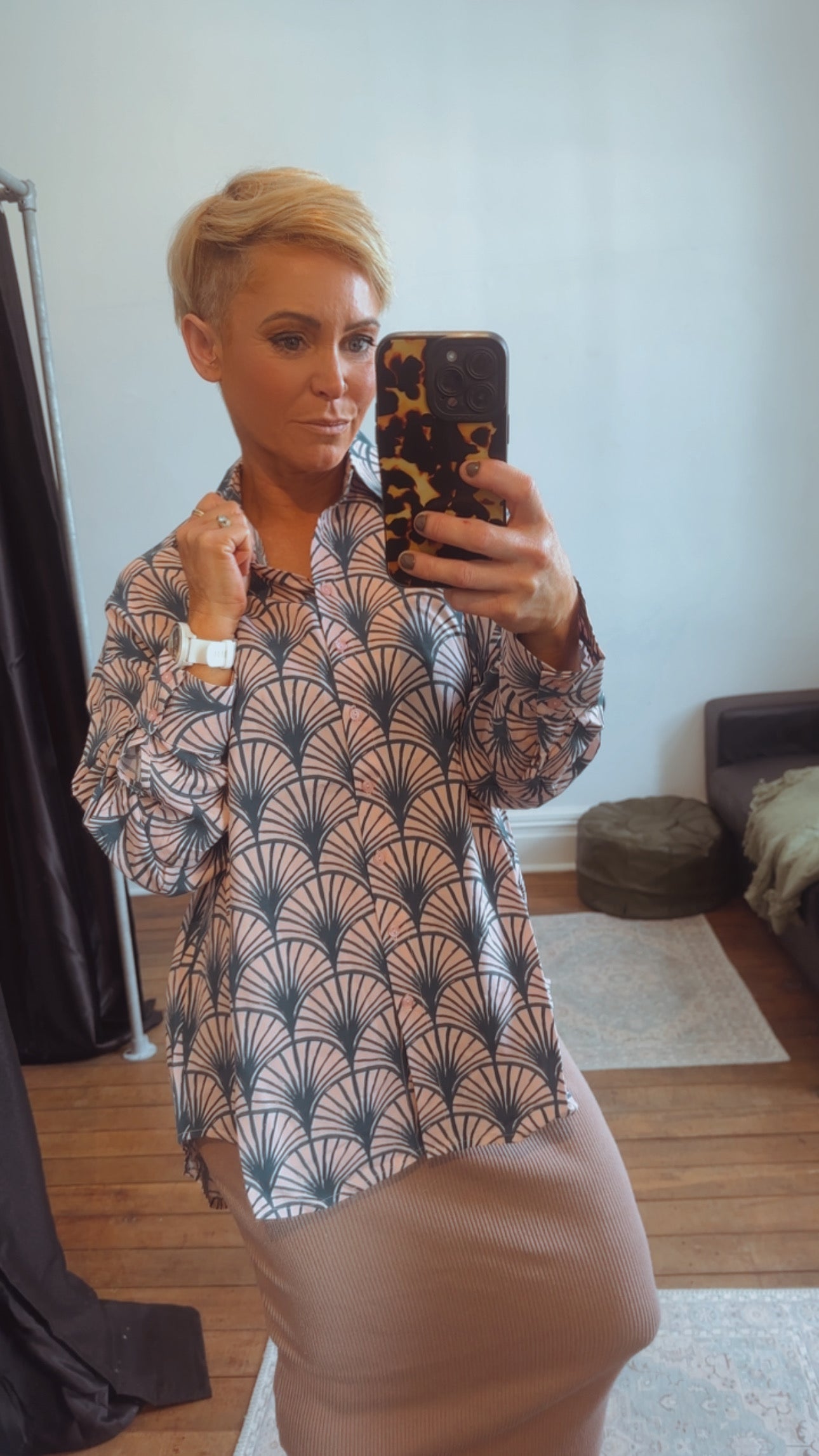 So Instyle Akino print shirt