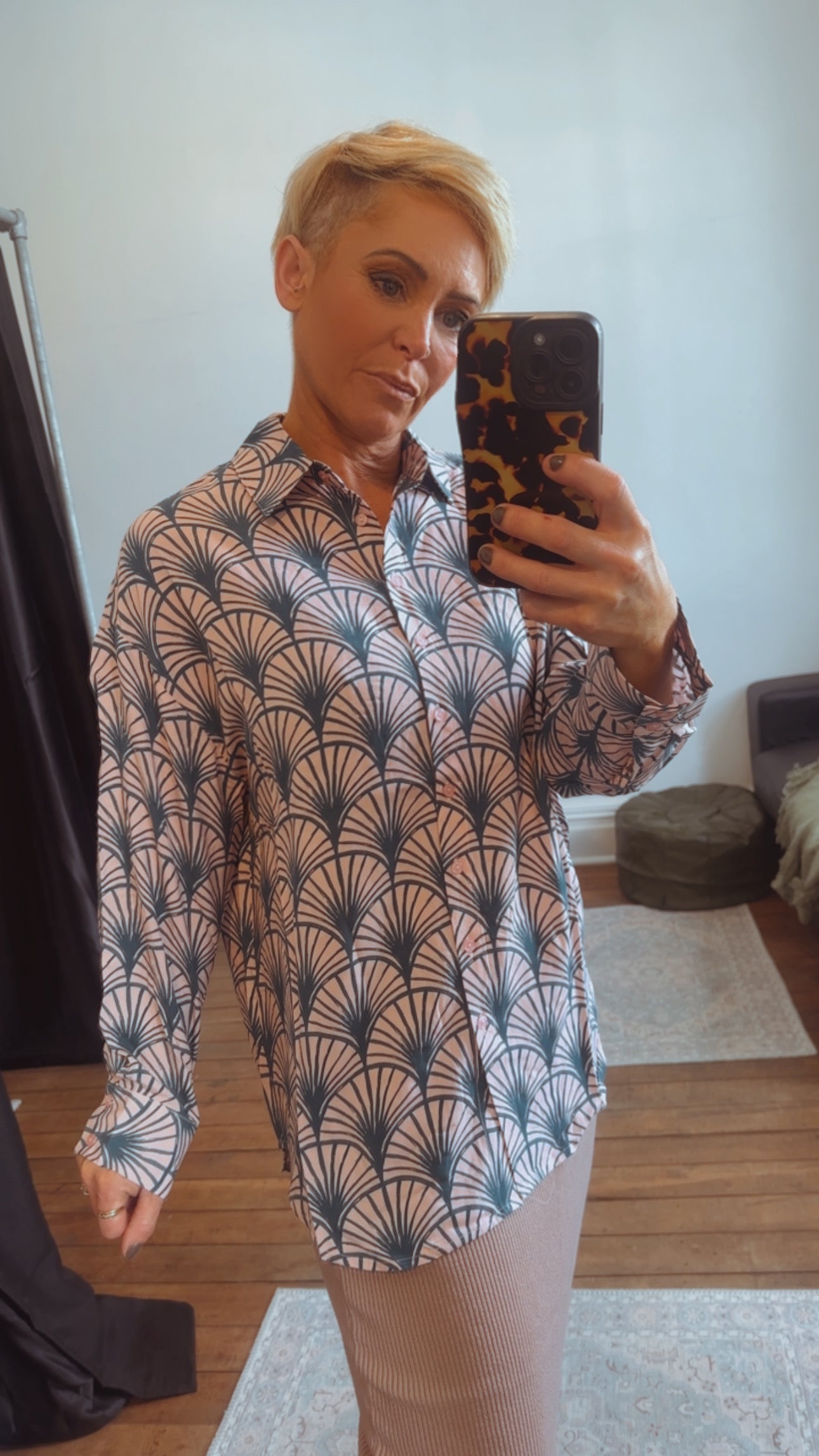 So Instyle Akino print shirt