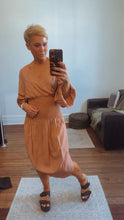 Refuge Terracotta midi dress