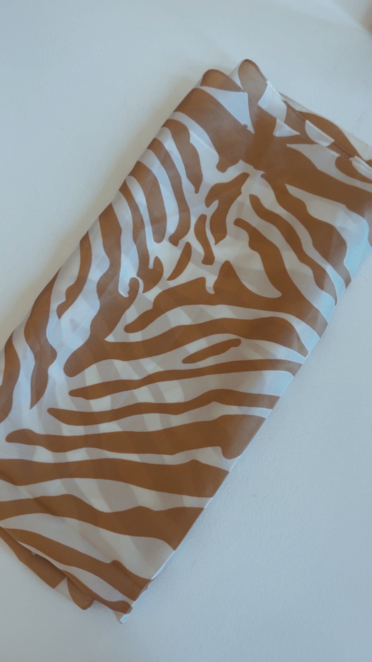 Zebra print square scarves
