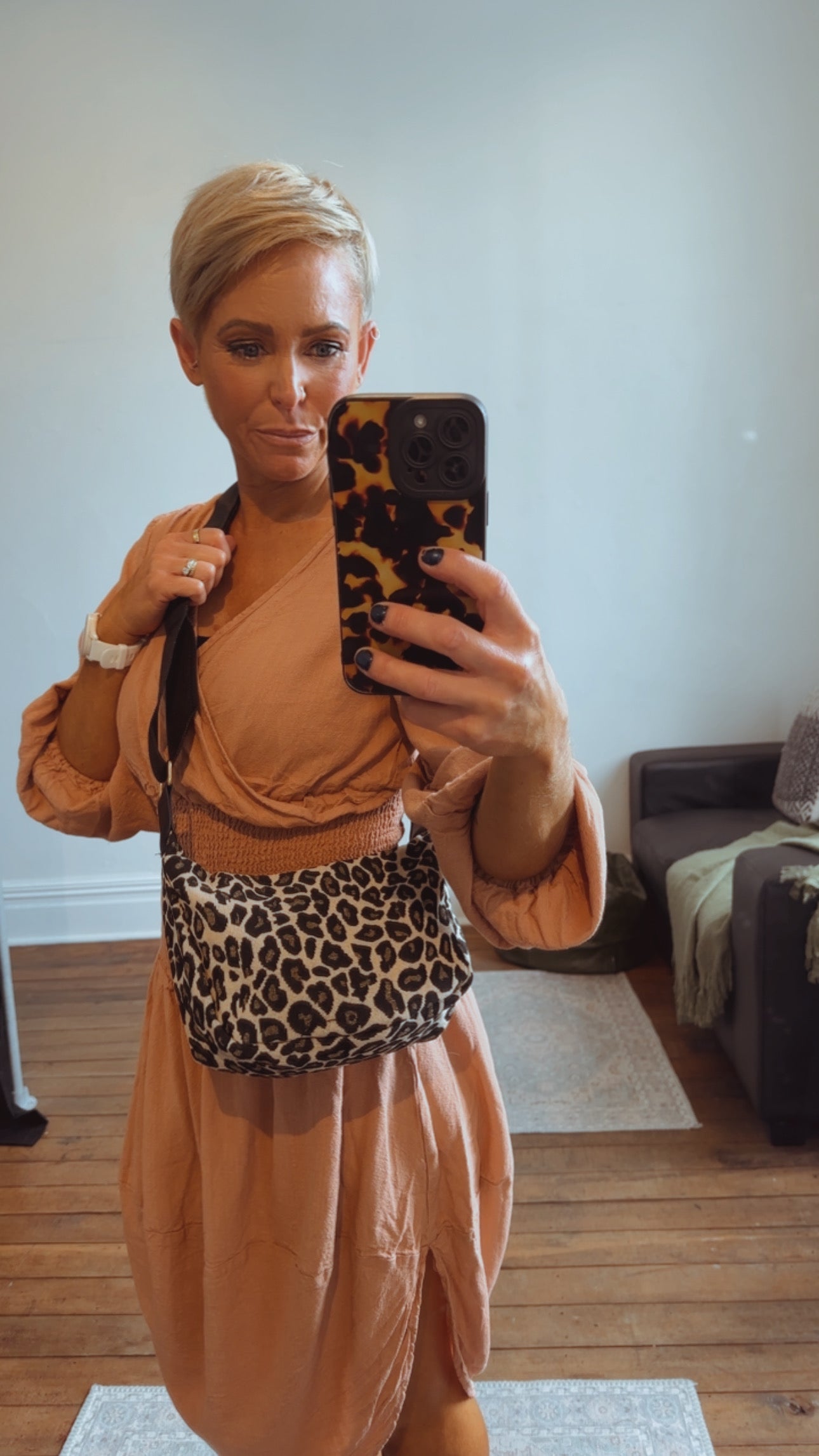 Leopard Print Crossbody Bag