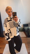 Flower Patchwork Knit Jumper
