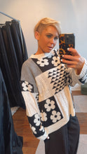 Flower Patchwork Knit Jumper