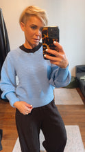 Texture Puff Sleeve Knit Jumper