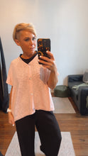 Pink Button Through Knit Cardi Top