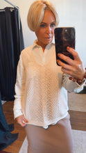 Crochet Cream Vest