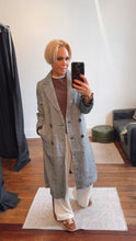 Herringbone Double Breasted Coat