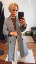 Herringbone Double Breasted Coat