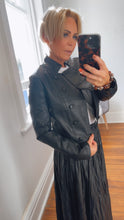 Millie Faux Leather Jacket Black