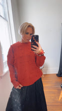 Terracotta Pom Pom Detail Knit Jumper