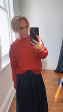 Terracotta Pom Pom Detail Knit Jumper