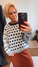 Wool Blend  Polka Dot Jumper