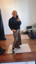 Luxe Leopard Bias Cut Skirt