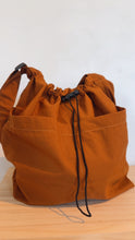Rust Crossbody Nylon Bag