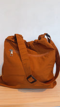 Rust Crossbody Nylon Bag