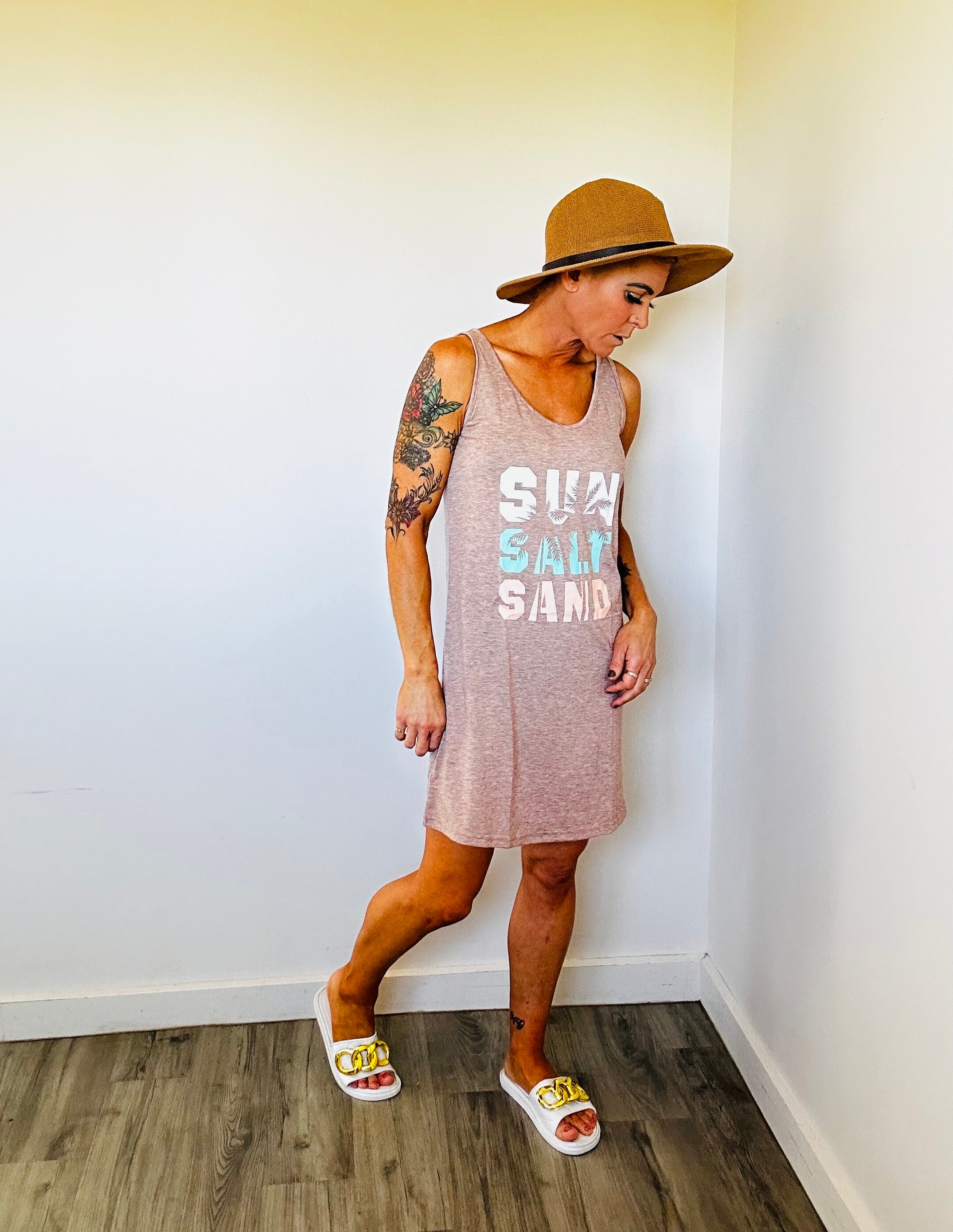 Sun salt sand tank dress