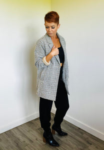 Refuge oversized check blazer