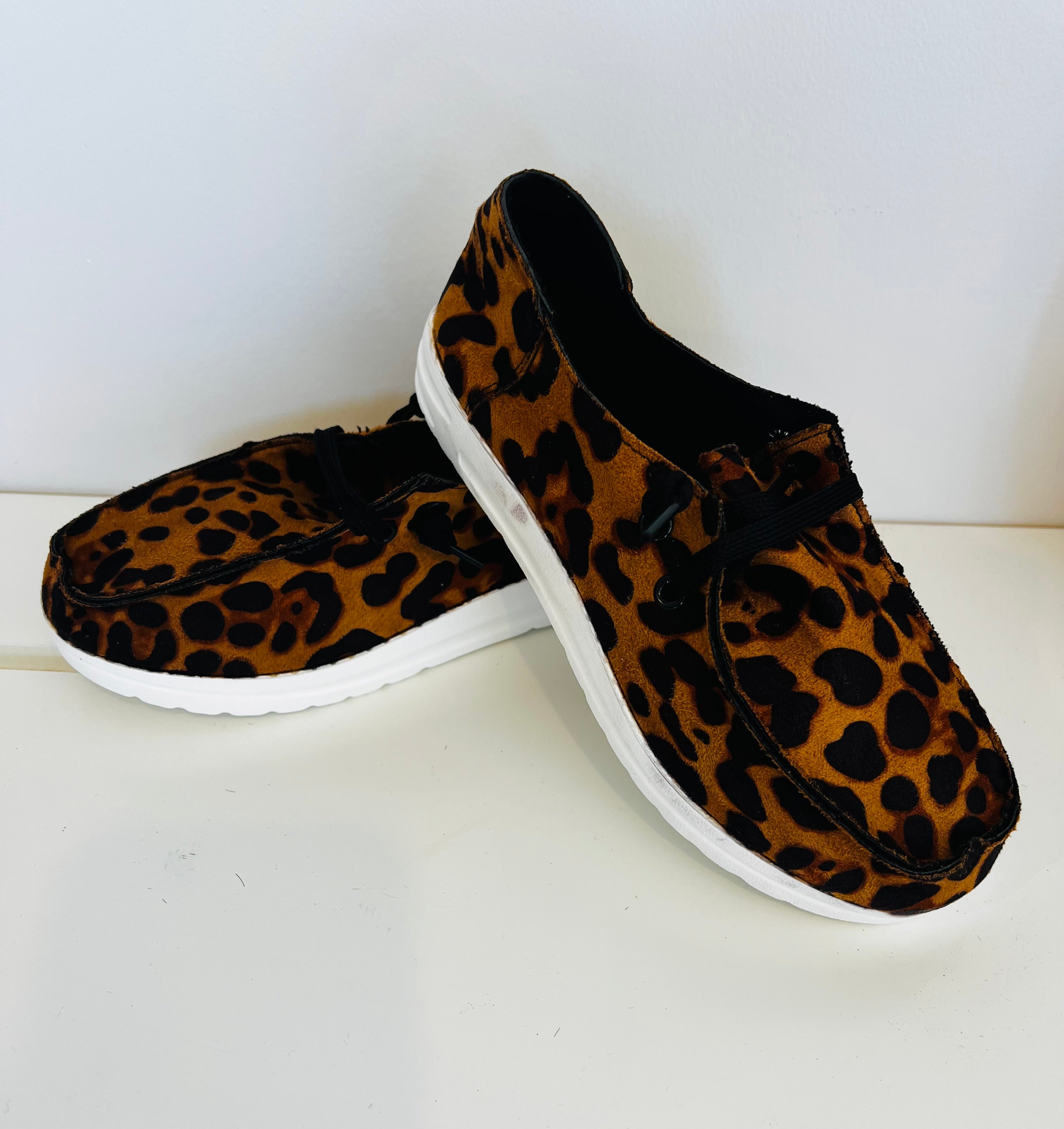 Leopard print clearance casual shoes